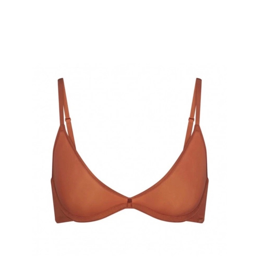 Skims Fits Everybody Scoop Bra Brown Underwire 36DD